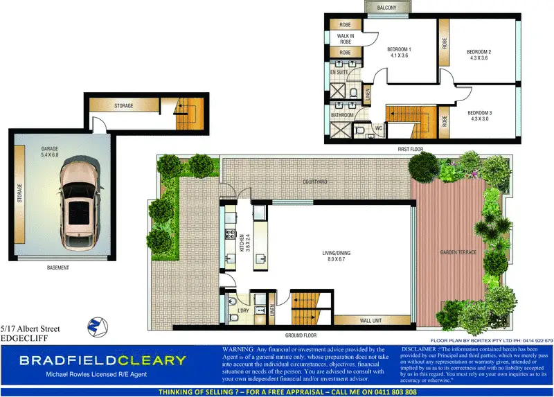 5/17 Albert Street, Edgecliff Sold by Bradfield Badgerfox - image 1