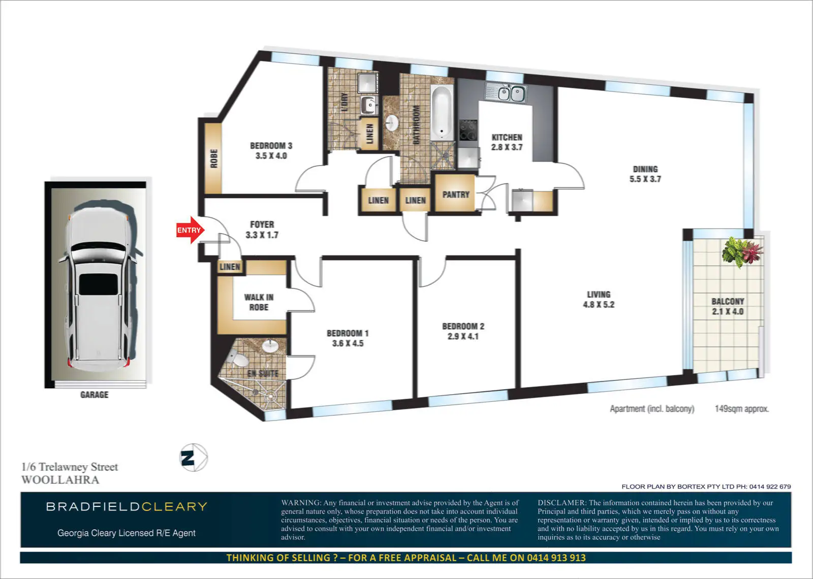 1/6 Trelawney Street, Woollahra Sold by Bradfield Badgerfox - image 1