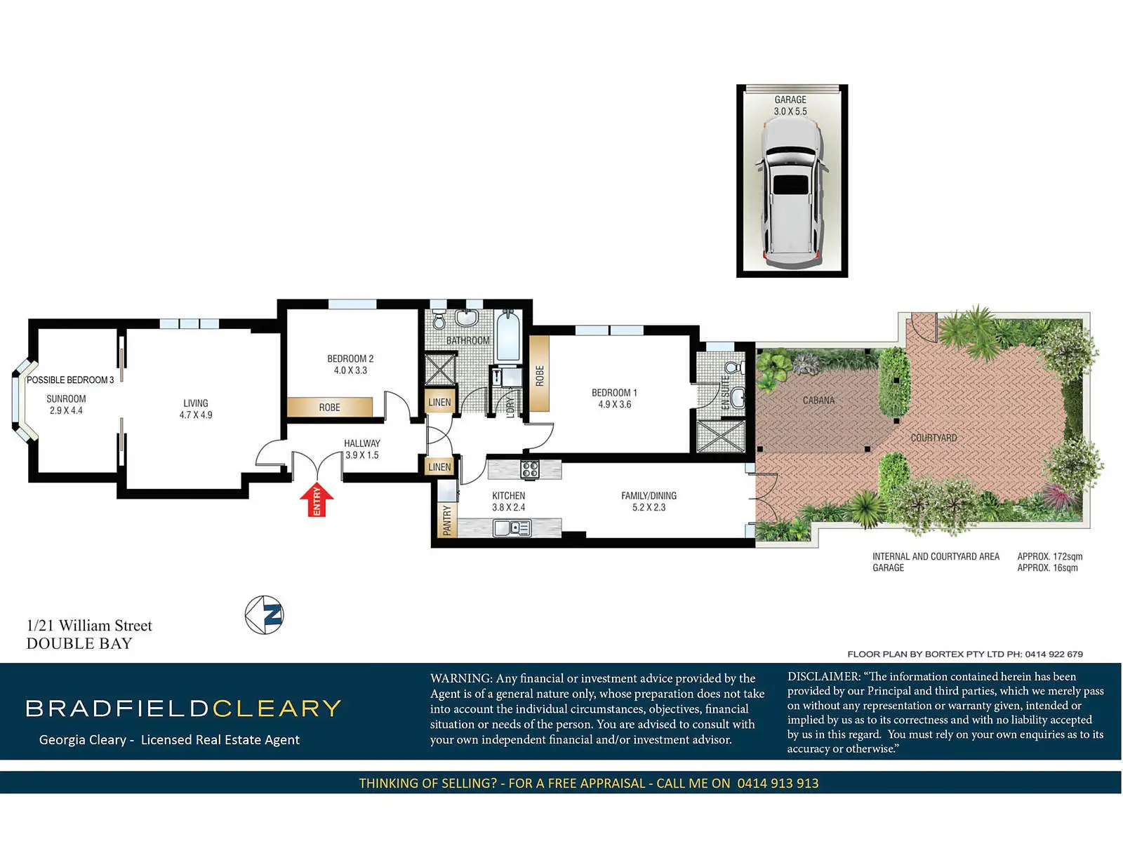 1/21 William Street, Double Bay Sold by Bradfield Badgerfox - image 1