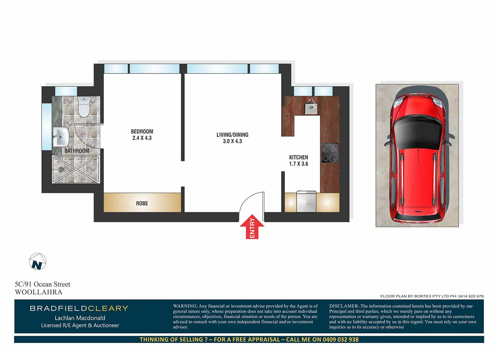 5C/91 Ocean Street, Woollahra Sold by Bradfield Badgerfox - image 1