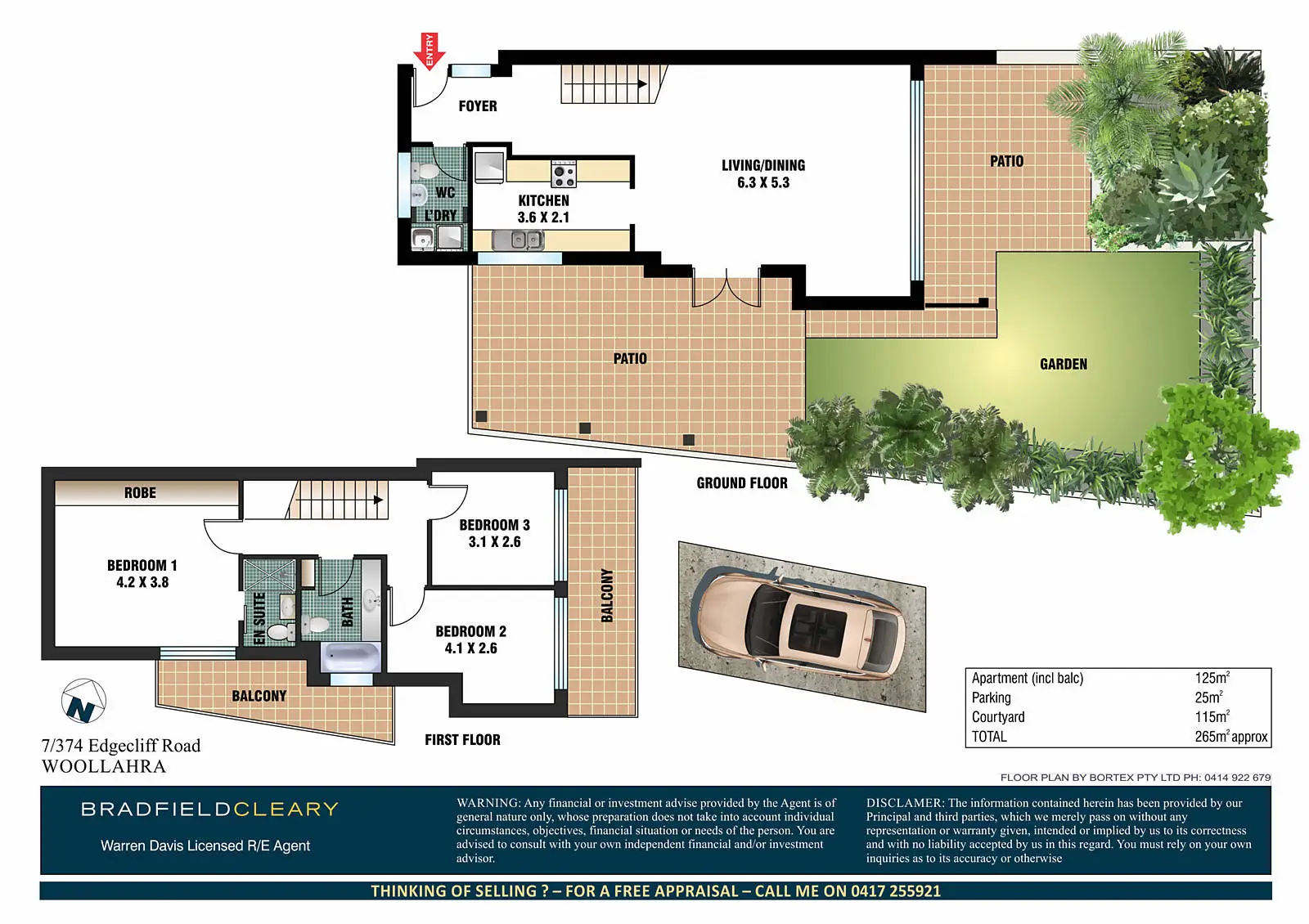 7/374 Edgecliff Road, Woollahra Sold by Bradfield Badgerfox - image 1