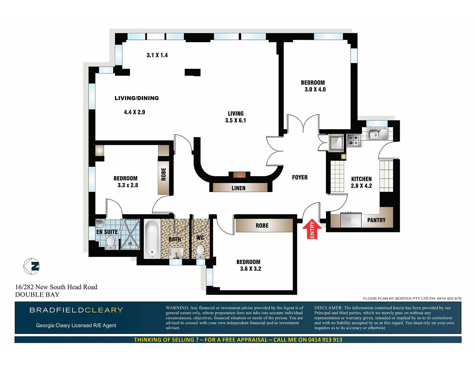 16/282 New South Head Road, Double Bay Sold by Bradfield Badgerfox - image 1