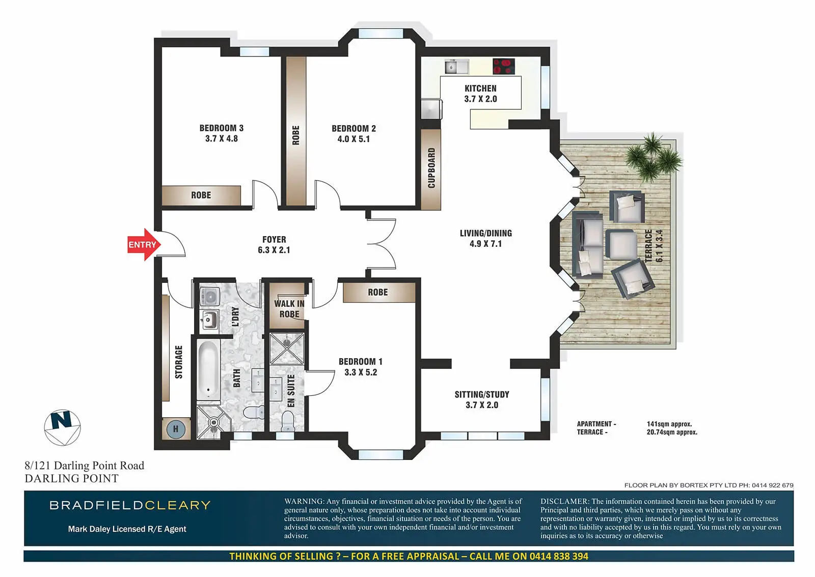 8/121 Darling Point Road, Darling Point Sold by Bradfield Badgerfox - image 1