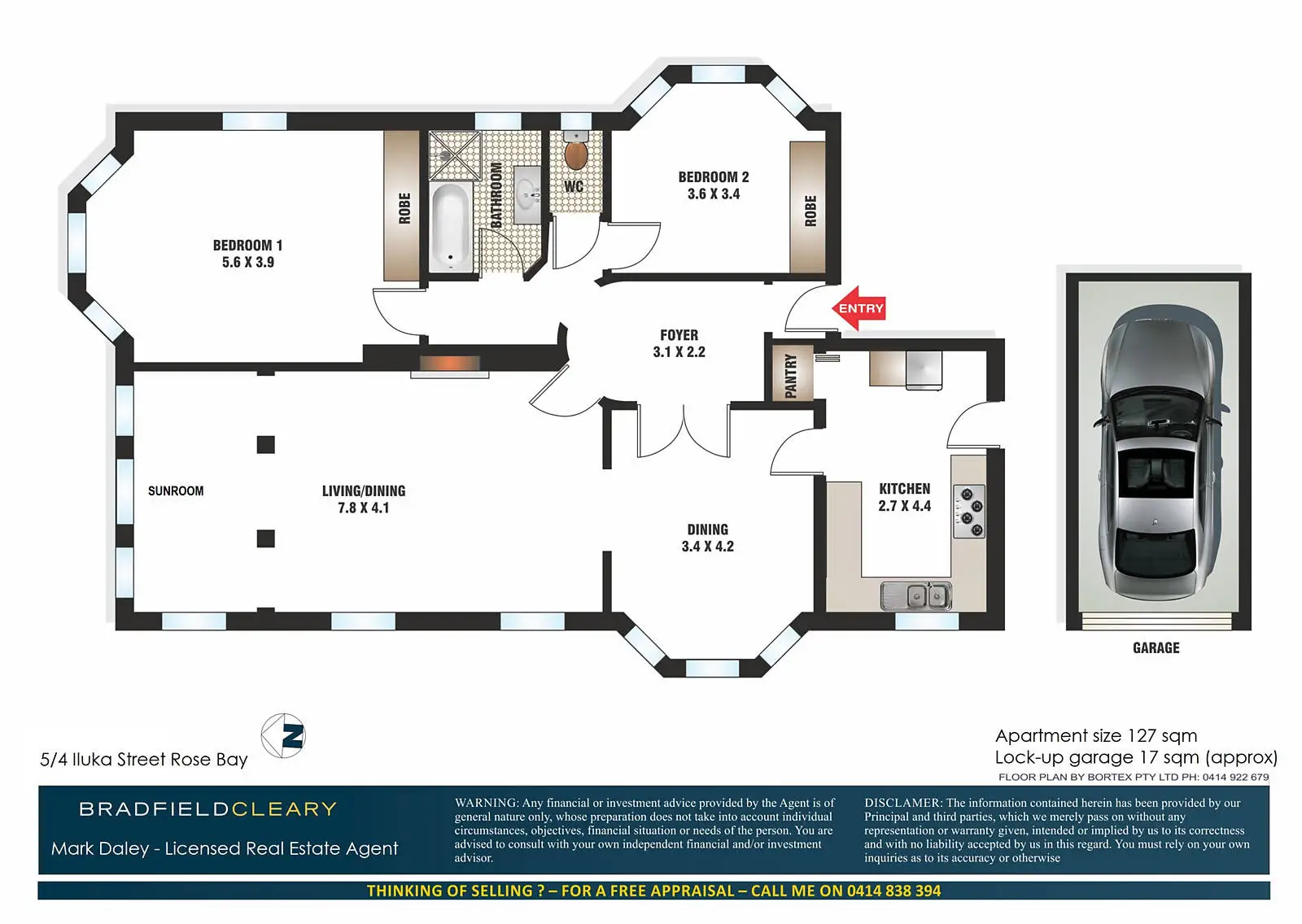 5/4 Iluka Street, Rose Bay Sold by Bradfield Badgerfox - image 1