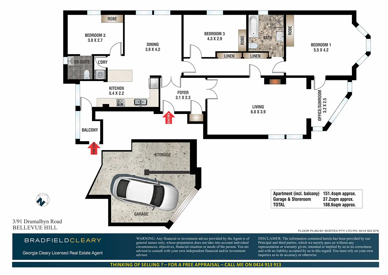 3/91 Drumalbyn Road, Bellevue Hill Sold by Bradfield Badgerfox - image 1