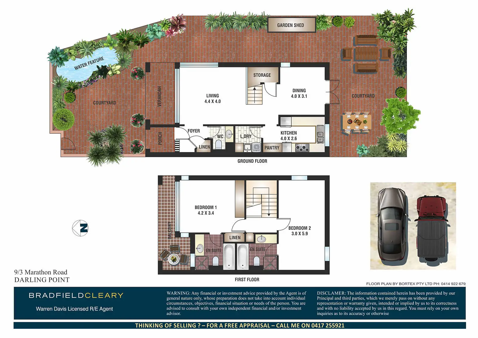 9/3-5 Marathon Road, Darling Point Sold by Bradfield Badgerfox - image 1