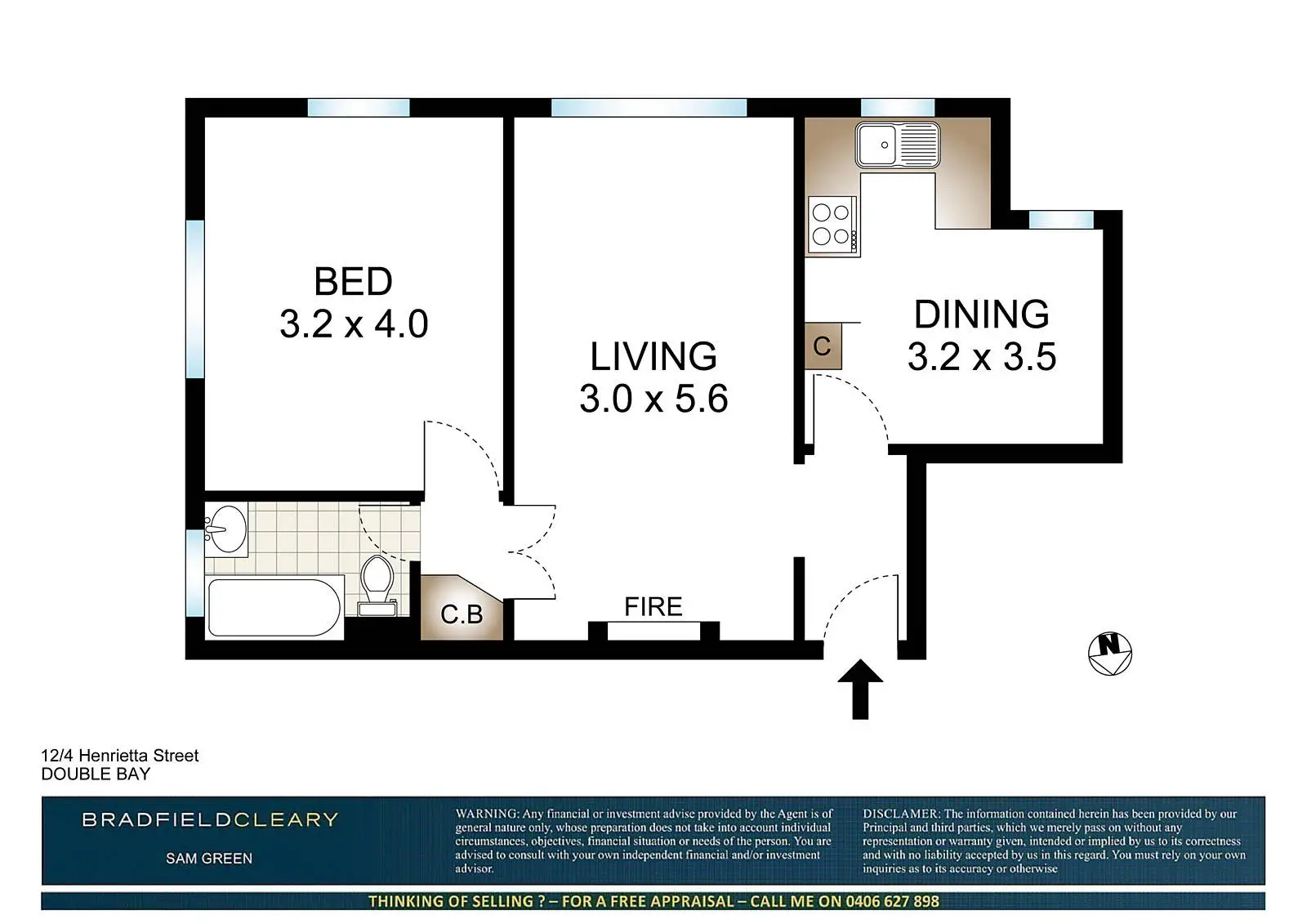 12/4 Henrietta Street, Double Bay Sold by Bradfield Badgerfox - image 1