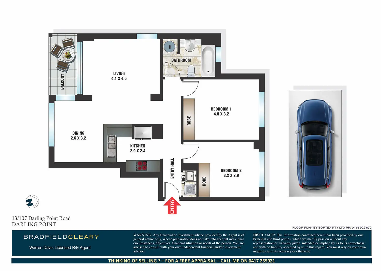 13/107 Darling Point Road, Darling Point Sold by Bradfield Badgerfox - image 1