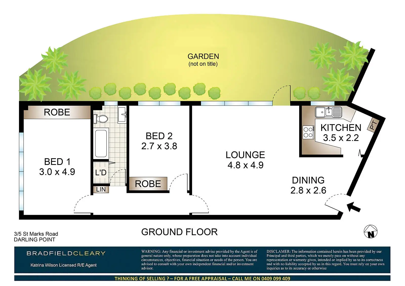 3/5 St Marks Road, Darling Point Sold by Bradfield Badgerfox - image 1