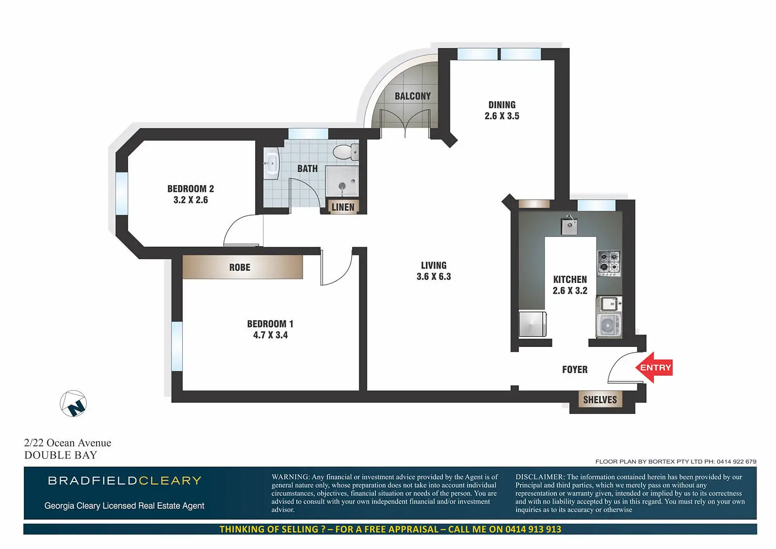 2/22 Ocean Avenue, Double Bay Sold by Bradfield Badgerfox - image 1