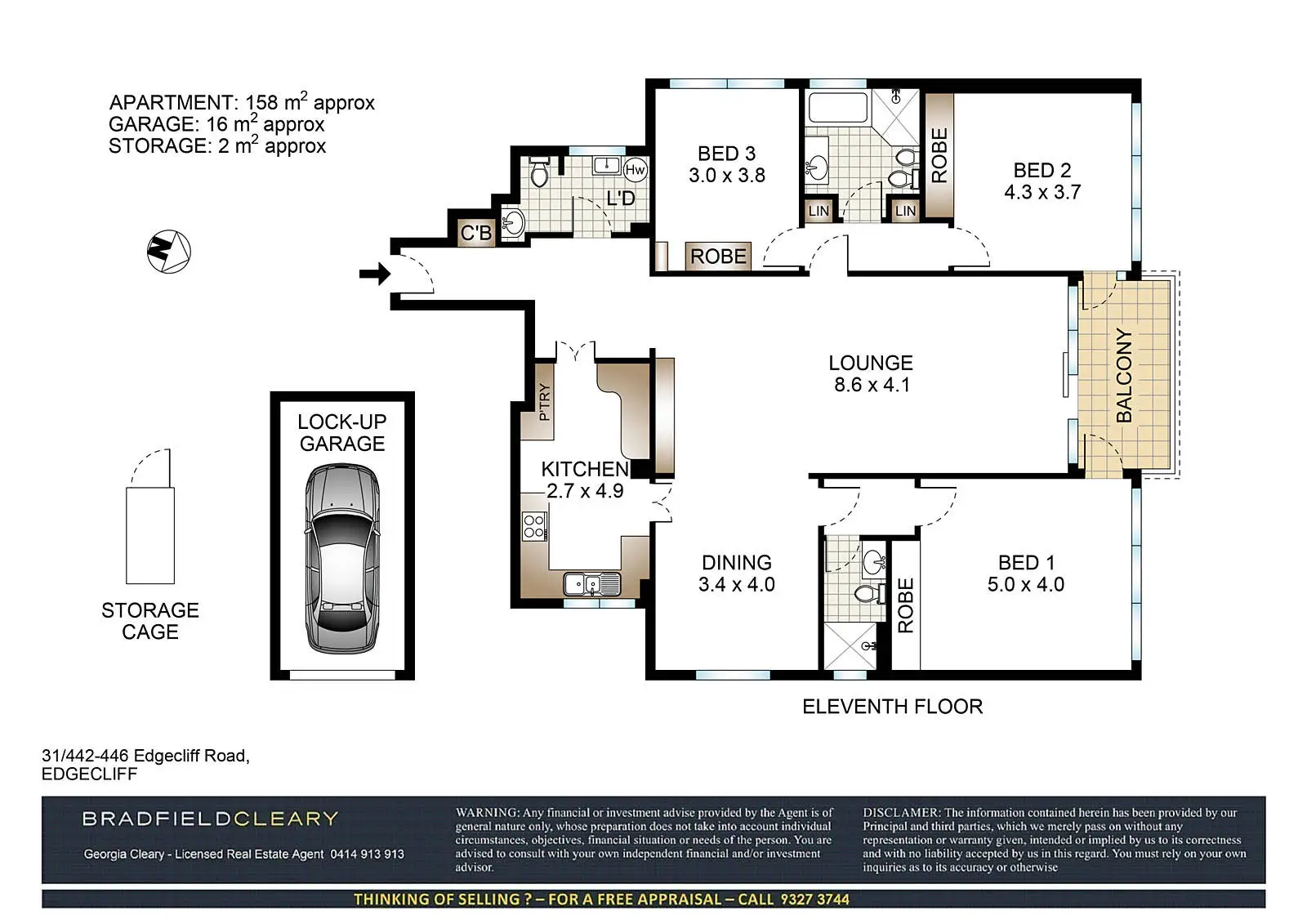 31/442 Edgecliff Road, Edgecliff Sold by Bradfield Badgerfox - image 1