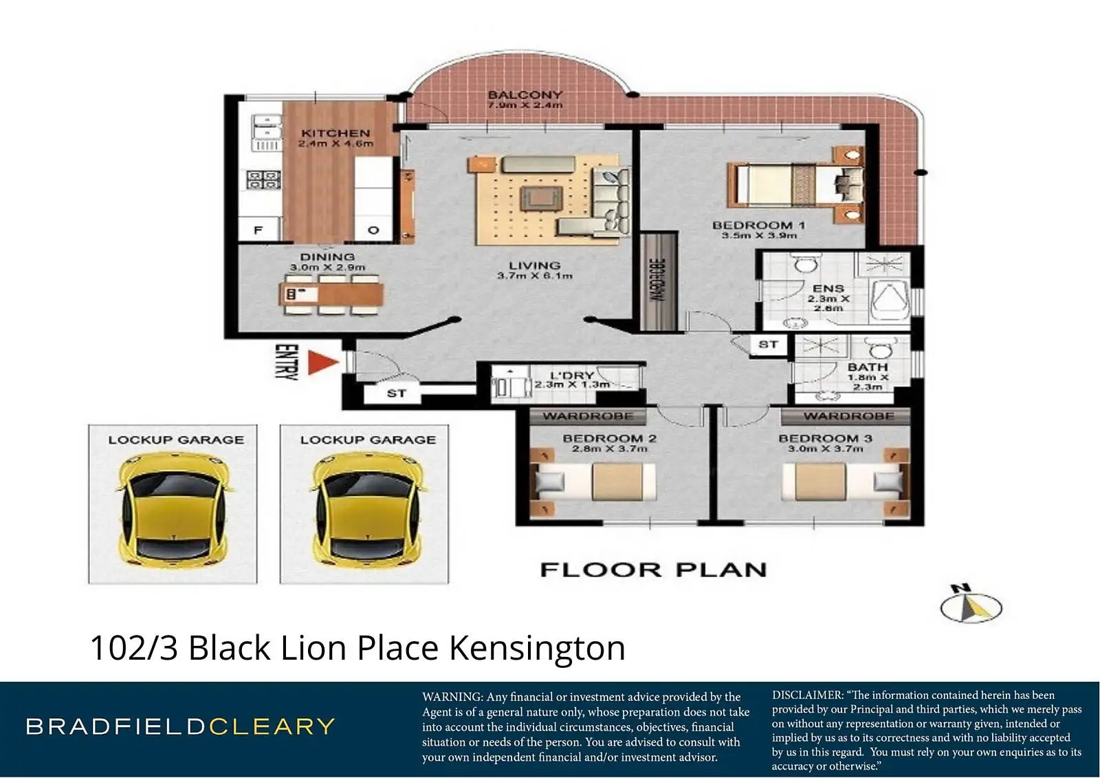 102/3 Black Lion Place, Kensington Sold by Bradfield Badgerfox - image 1