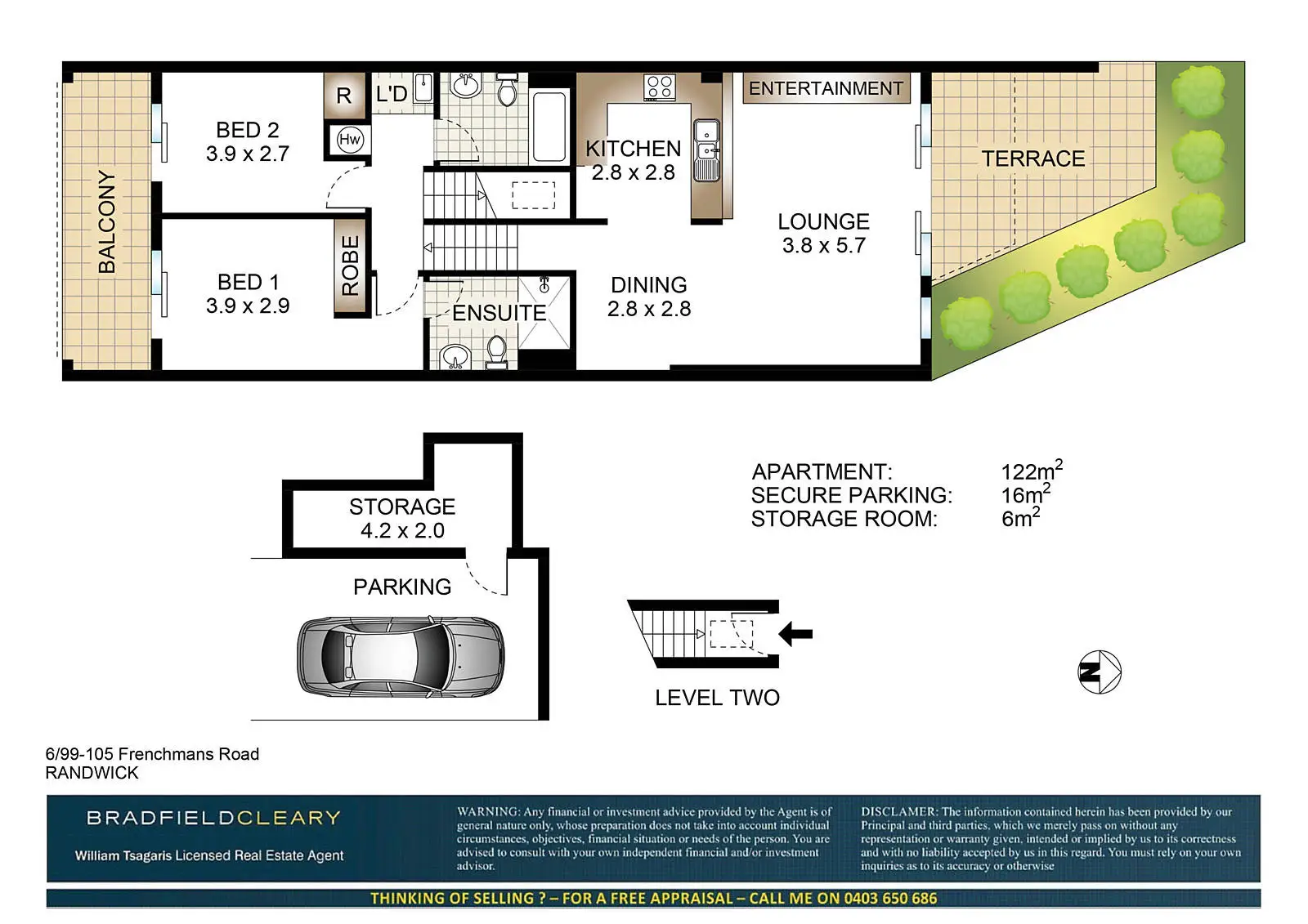 6/99-105 Frenchmans Road, Randwick Sold by Bradfield Badgerfox - image 1