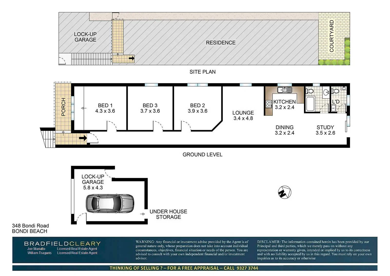 348 Bondi Road, Bondi Beach Sold by Bradfield Badgerfox - image 1