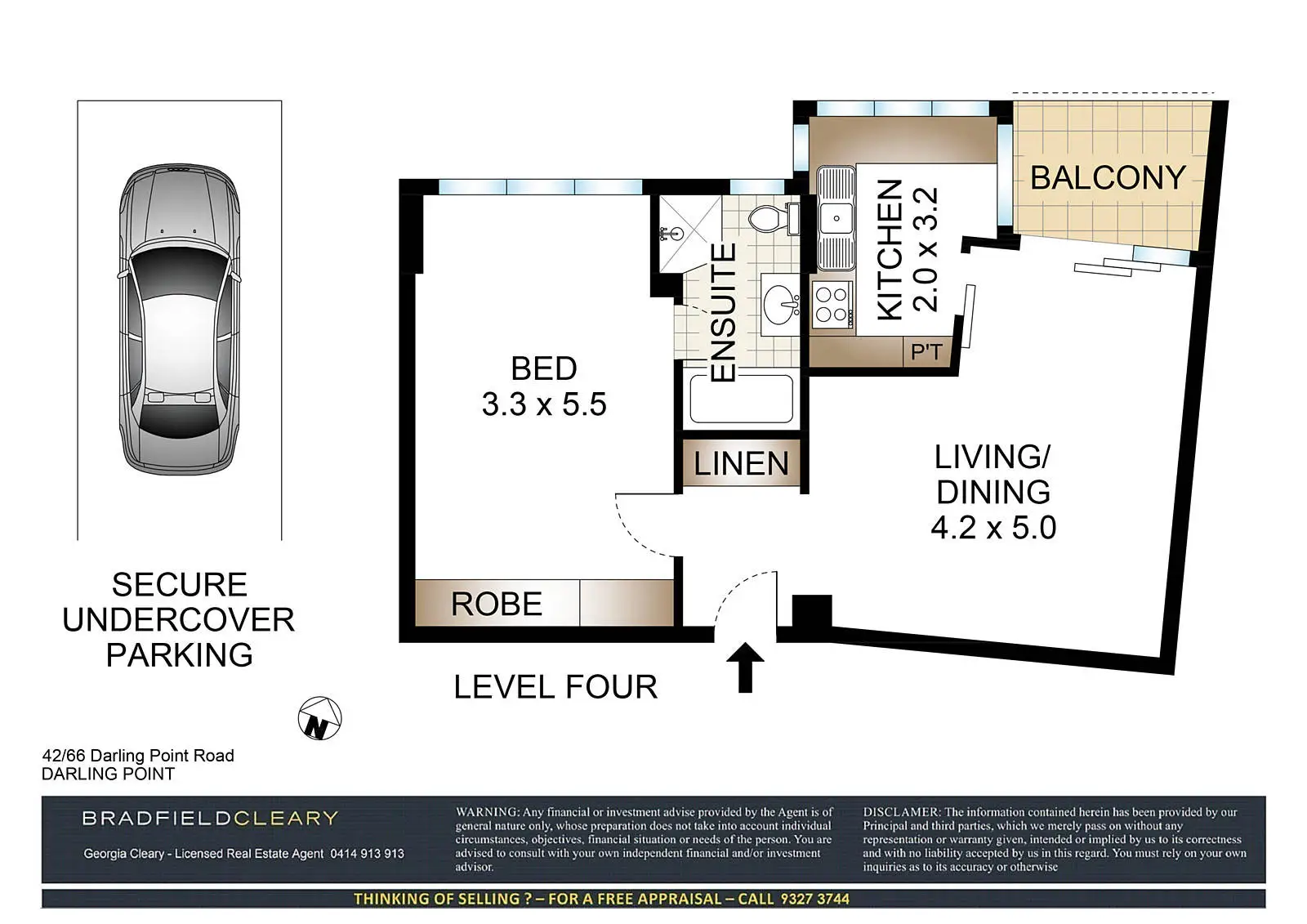 42/66 Darling Point Road, Darling Point Sold by Bradfield Badgerfox - image 1