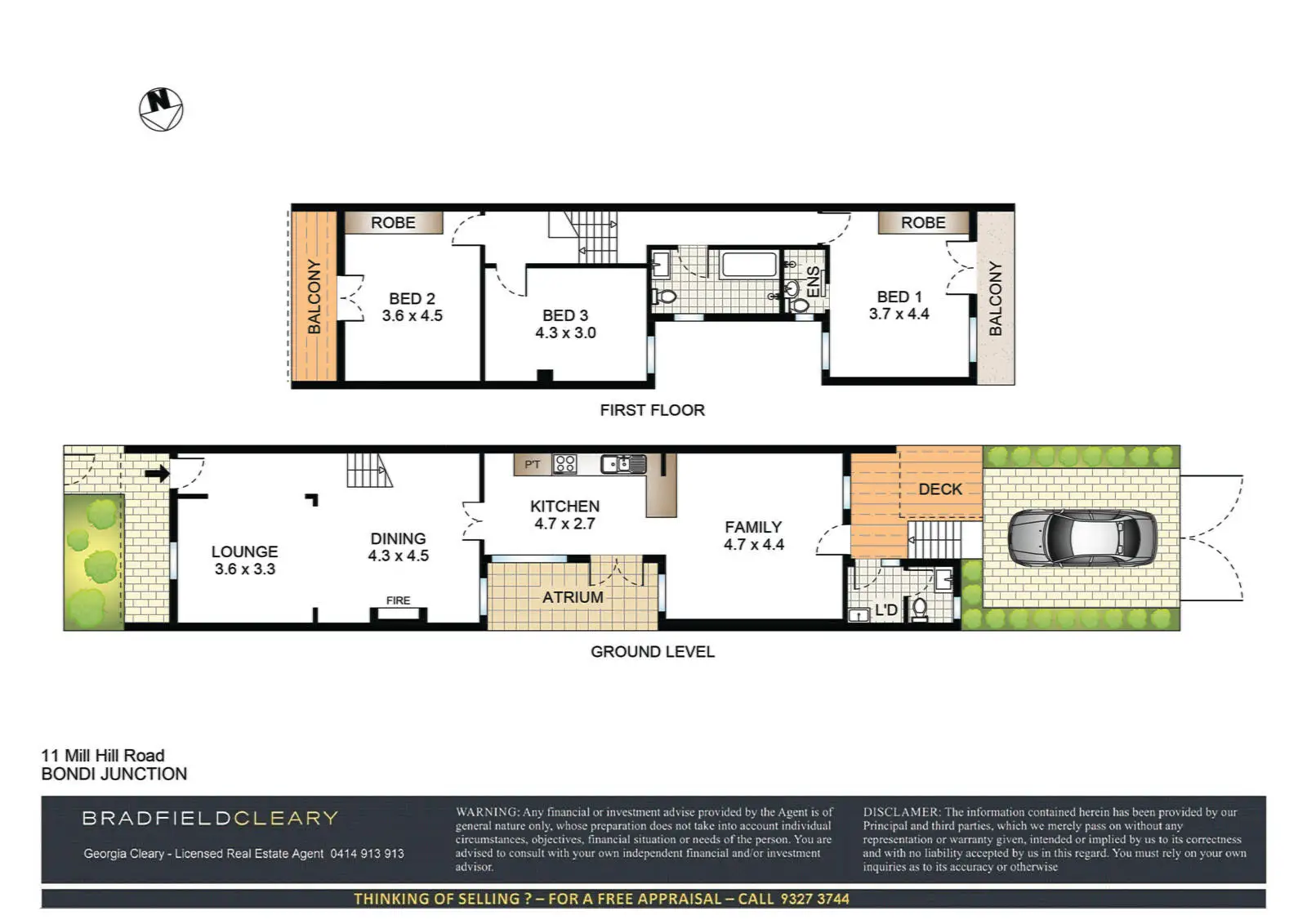 11 Mill Hill Road, Bondi Junction Sold by Bradfield Badgerfox - image 1