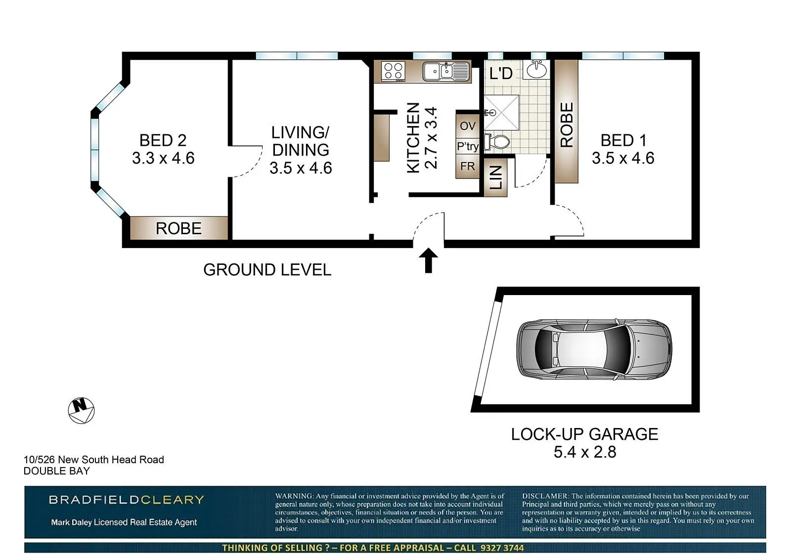 10/526 New South Head Road, Double Bay Sold by Bradfield Badgerfox - image 1