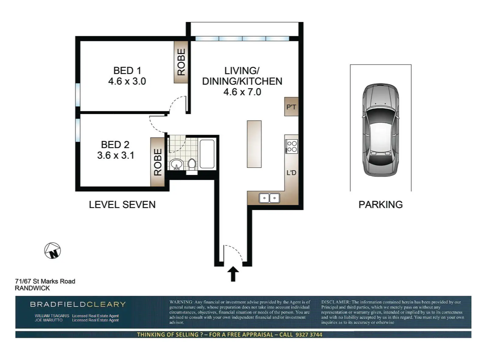 71/67 St Marks Road, Randwick Sold by Bradfield Badgerfox - image 1