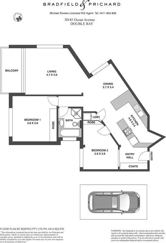 3D/45 Ocean Avenue, Double Bay Sold by Bradfield Badgerfox - image 1