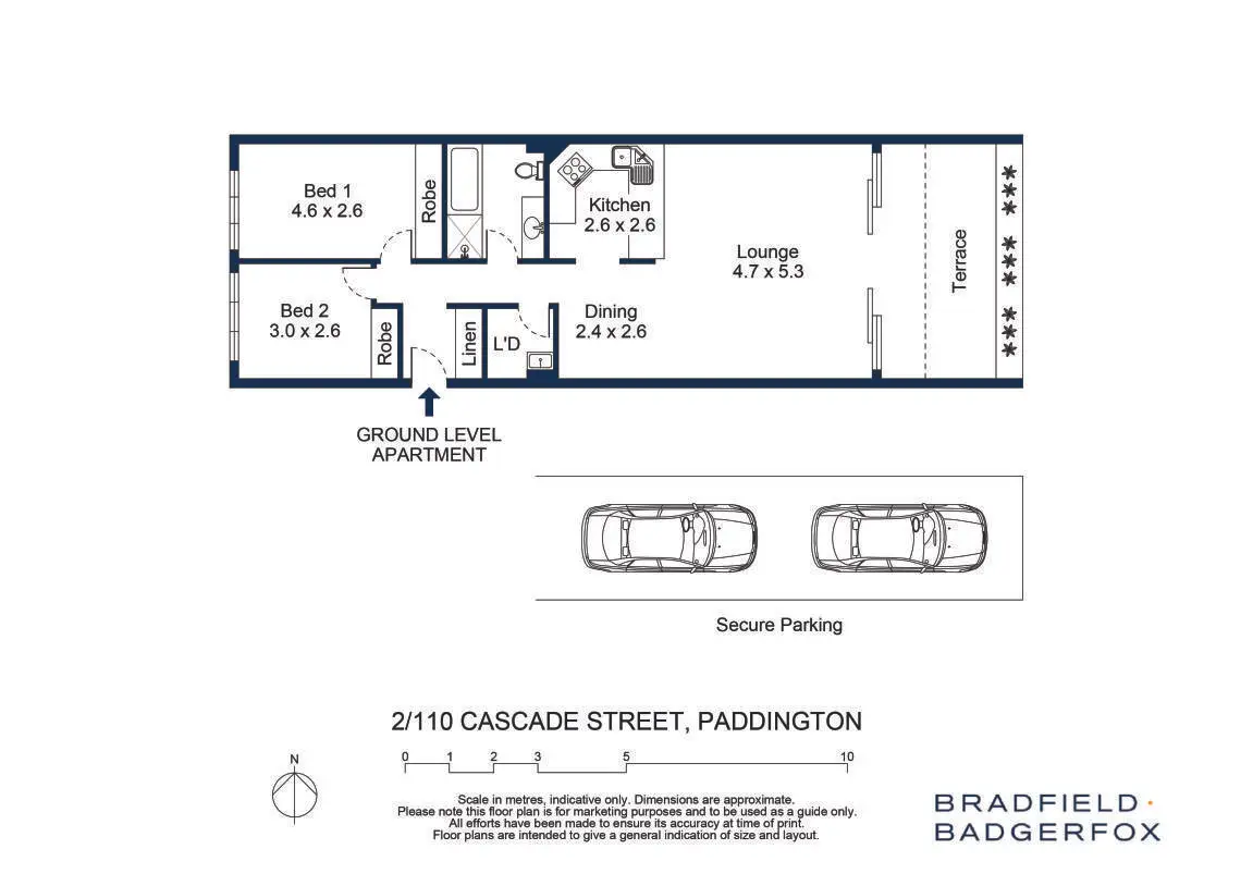 2/110 Cascade Street, Paddington Sold by Bradfield Badgerfox - image 1