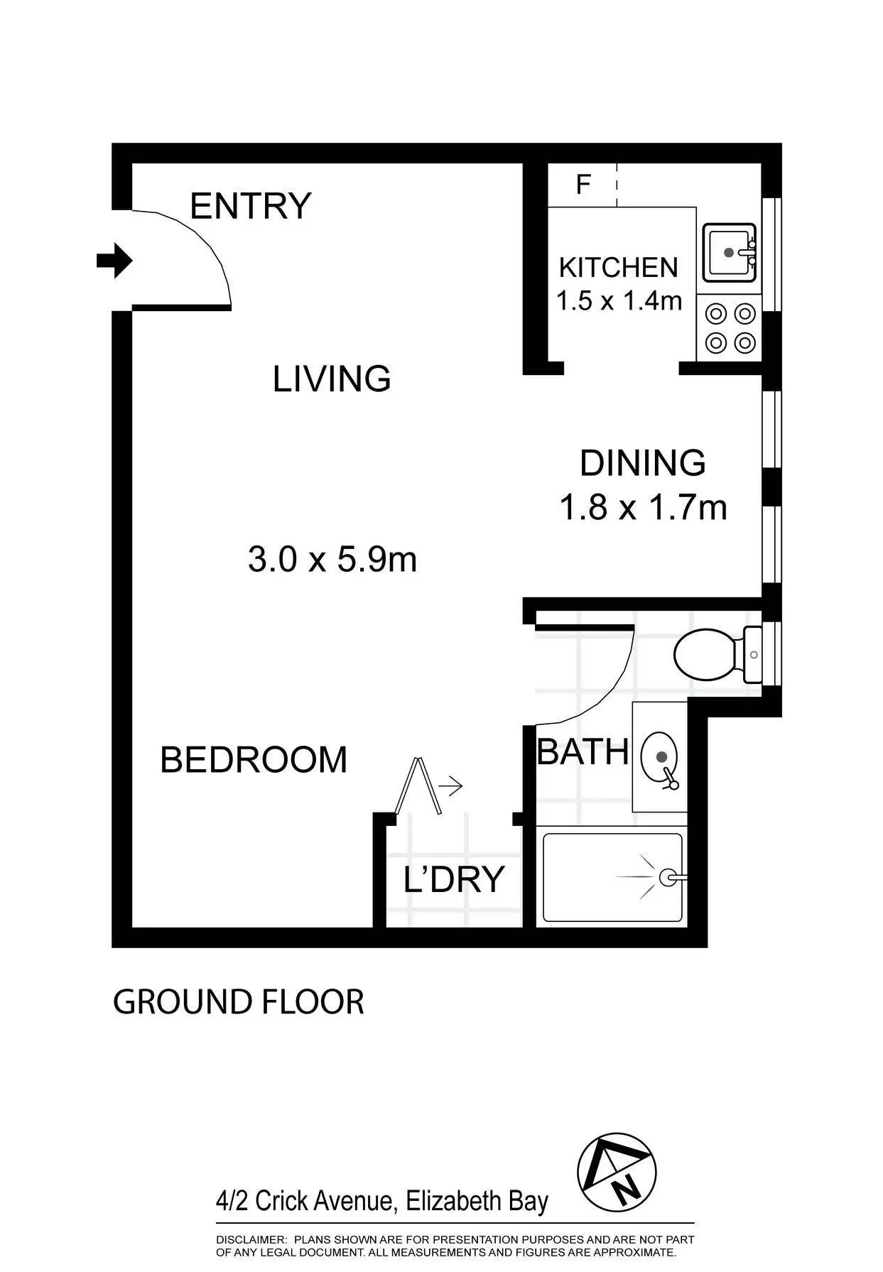 4/2 Crick Avenue, Elizabeth Bay Sold by Bradfield Badgerfox - image 1