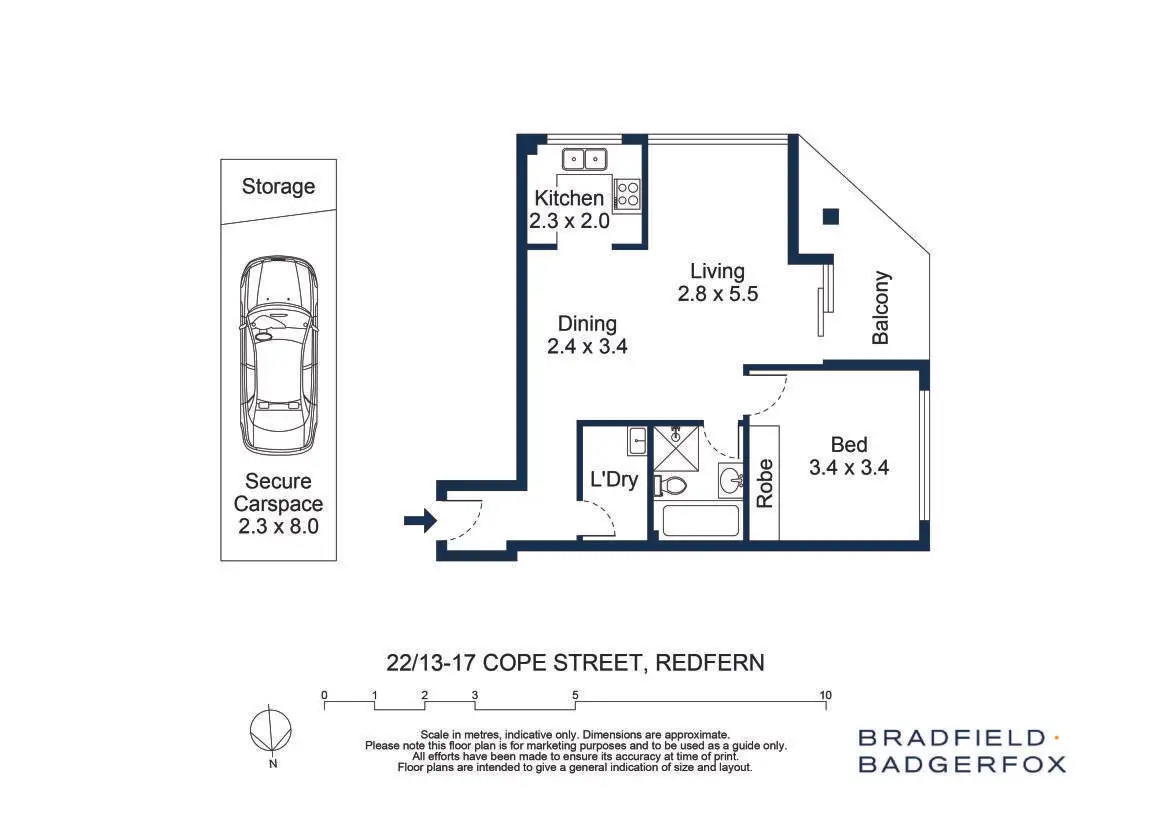 22/13 Cope Street, Redfern Sold by Bradfield Badgerfox - image 1