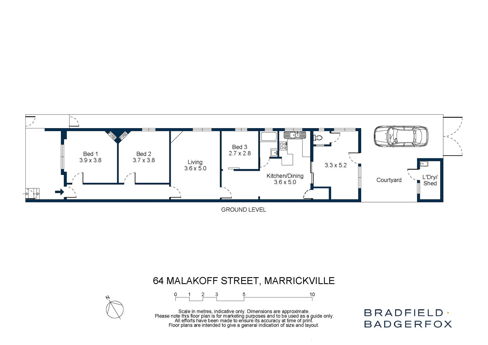 64 Malakoff Street, Marrickville Sold by Bradfield Badgerfox - image 1