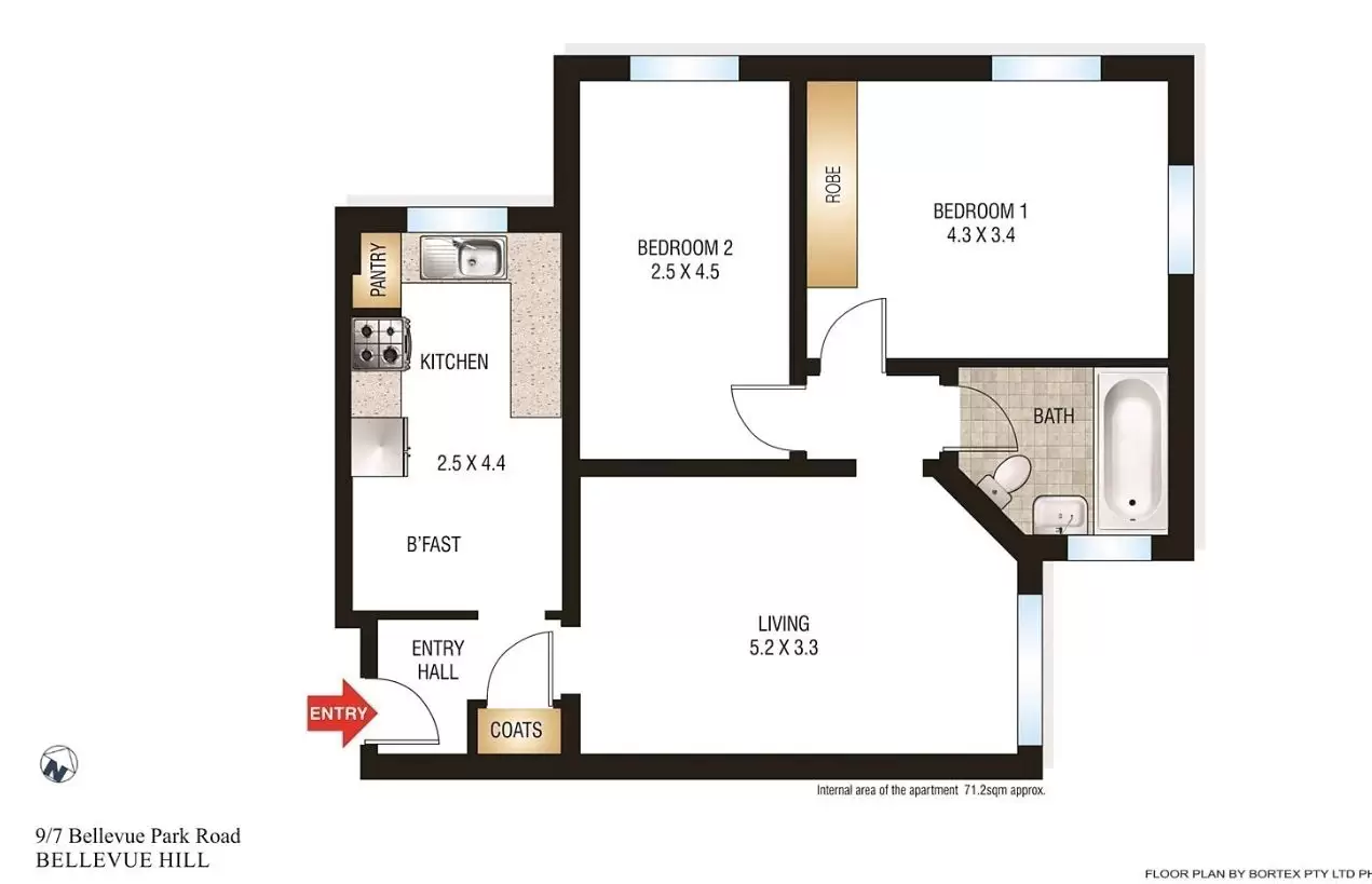 9/7 Bellevue Park Road, Bellevue Hill Leased by Bradfield Badgerfox - image 1