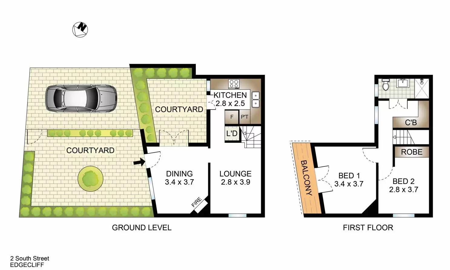 2 South Street, Edgecliff Leased by Bradfield Badgerfox - image 1