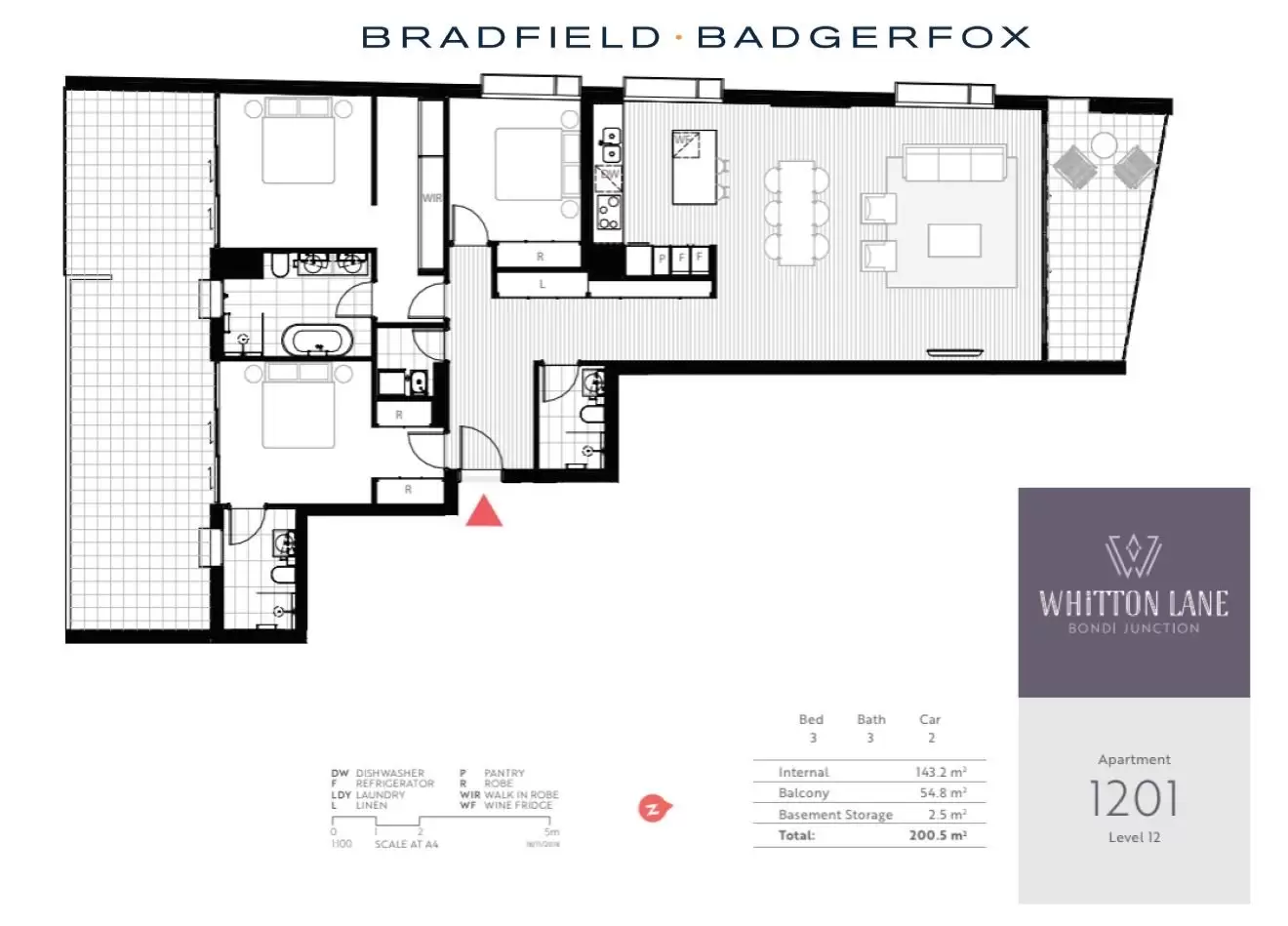 1201/87 Oxford Street, Bondi Junction Leased by Bradfield Badgerfox - image 1