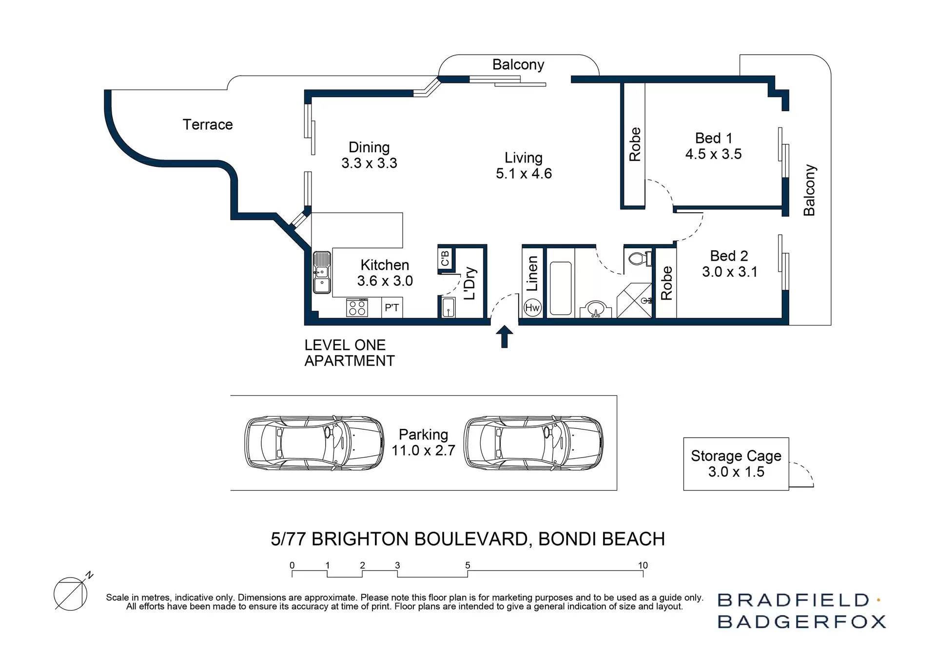 5/77 Brighton Boulevard, Bondi Beach Sold by Bradfield Badgerfox - image 1