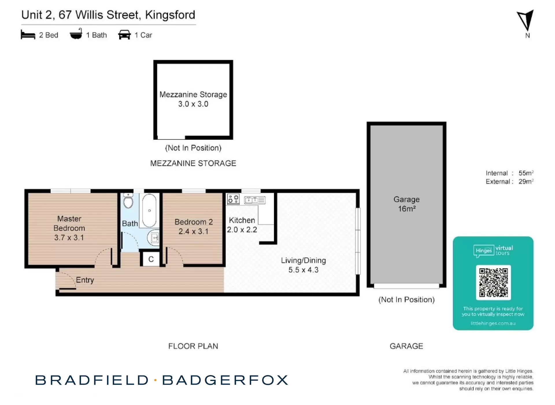 2/67 Willis Street, Kingsford Leased by Bradfield Badgerfox - image 1