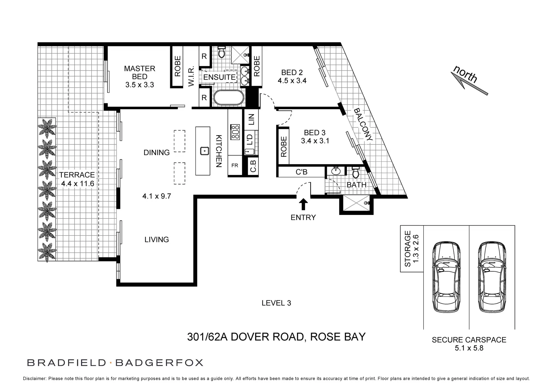 301/62A Dover Road, Rose Bay Sold by Bradfield Badgerfox - image 1