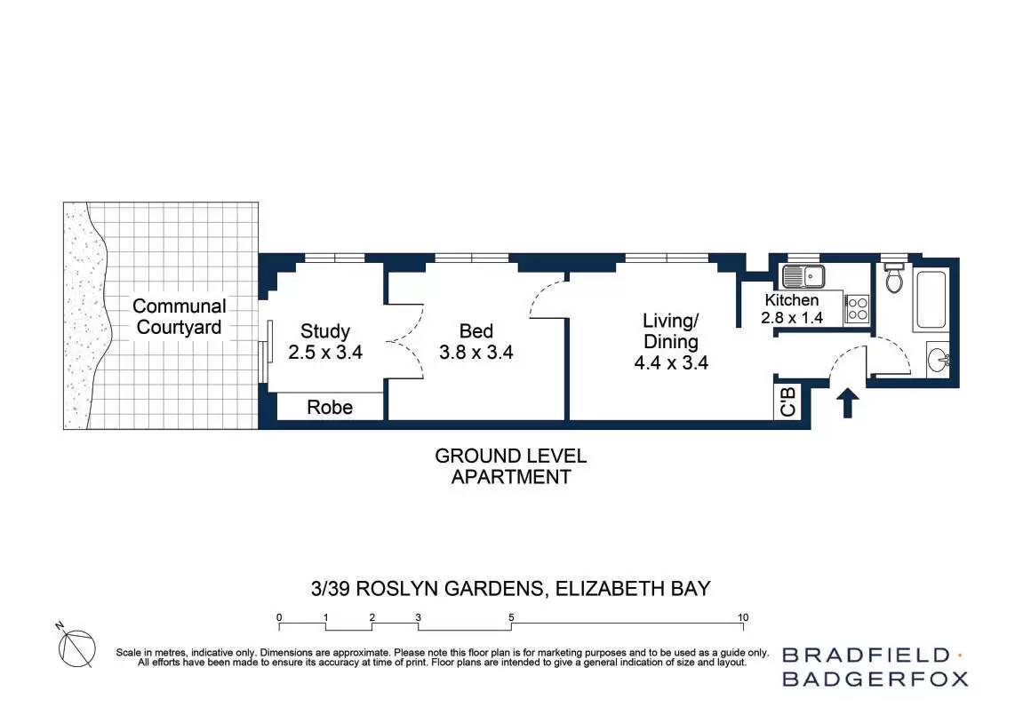 3/39 Roslyn Gardens, Elizabeth Bay Sold by Bradfield Badgerfox - image 1