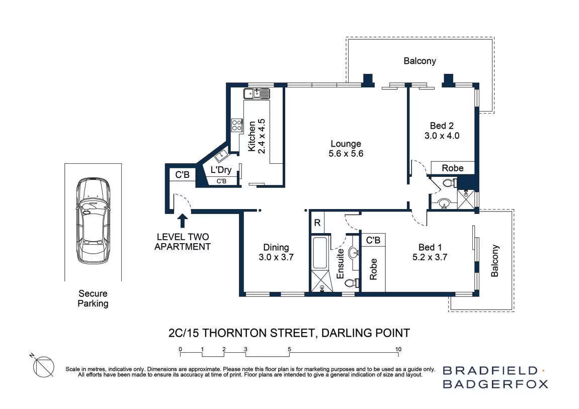 2c/13 Thornton Street, Darling Point For Sale by Bradfield Badgerfox - image 1