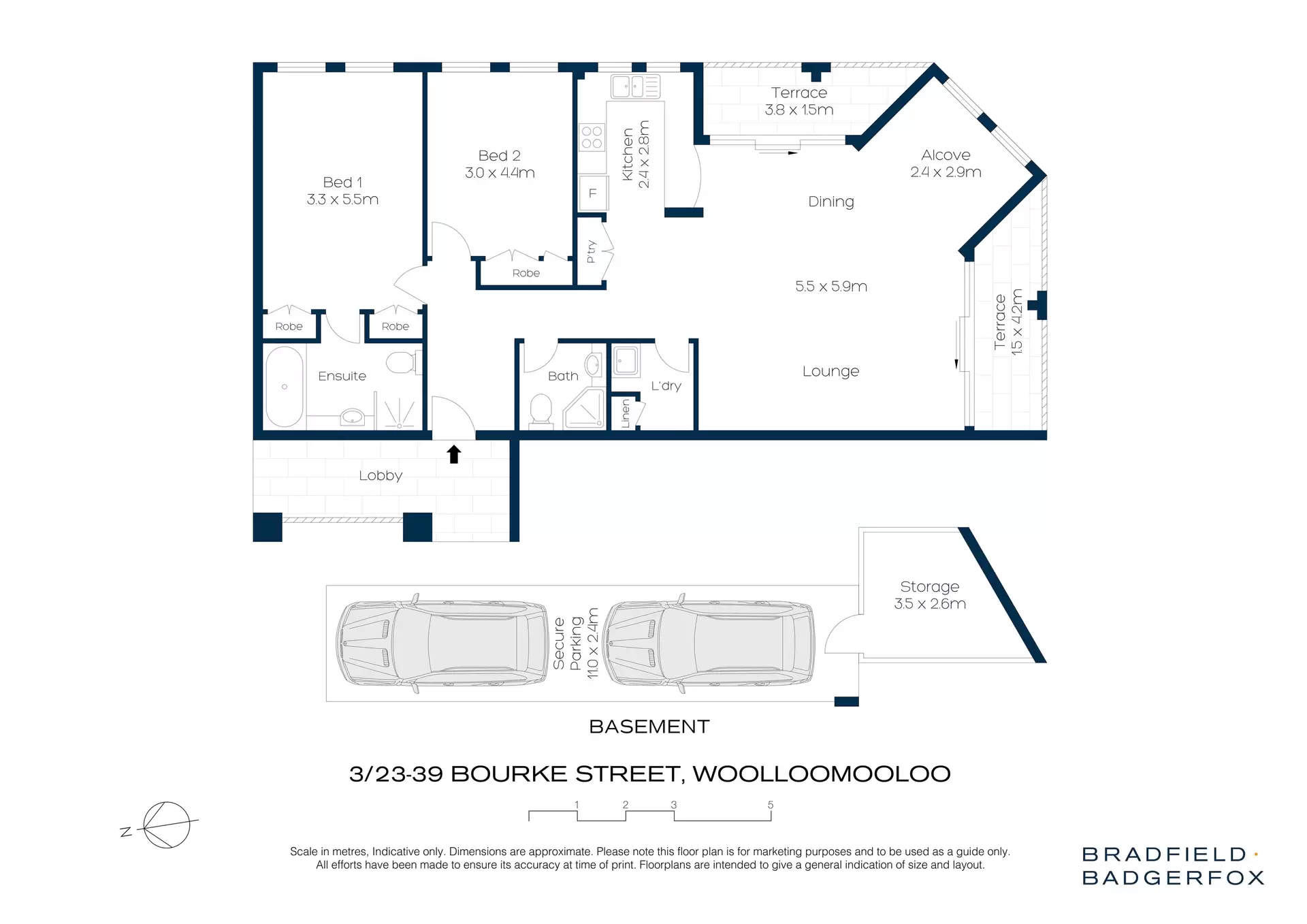 3/23-39 Bourke Street, Woolloomooloo Sold by Bradfield Badgerfox - image 1