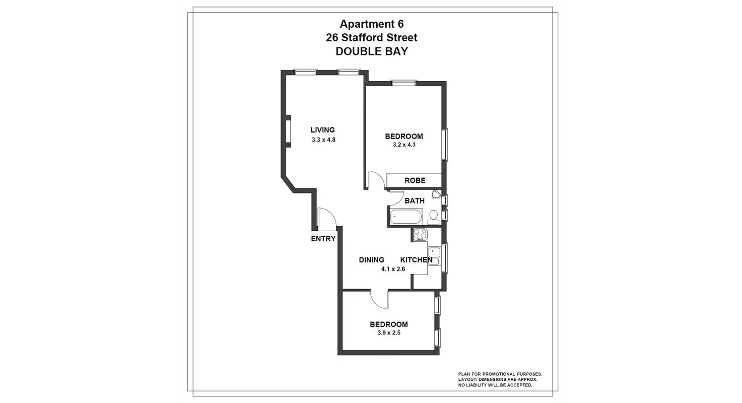 6/26 Stafford Street, Double Bay For Lease by Bradfield Badgerfox - image 1