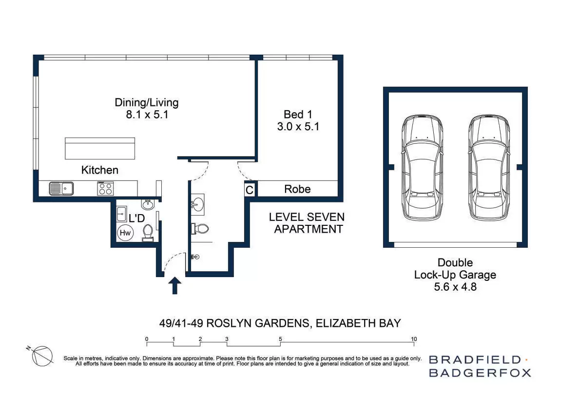 49/41-49 Roslyn Gardens, Elizabeth Bay Sold by Bradfield Badgerfox - image 1