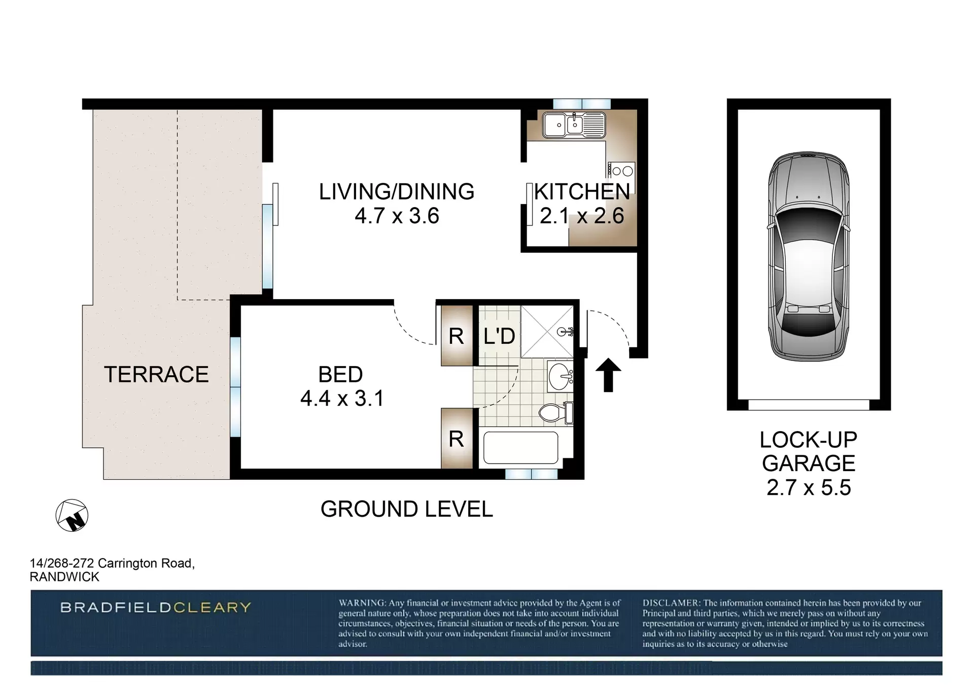 14/268 Carrington Road, Randwick Leased by Bradfield Badgerfox - image 1