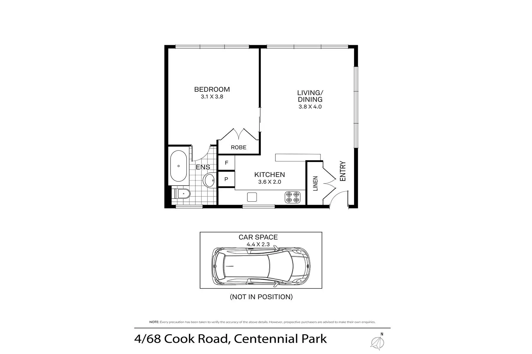 4/68 Cook Road, Centennial Park Auction by Bradfield Badgerfox - image 1