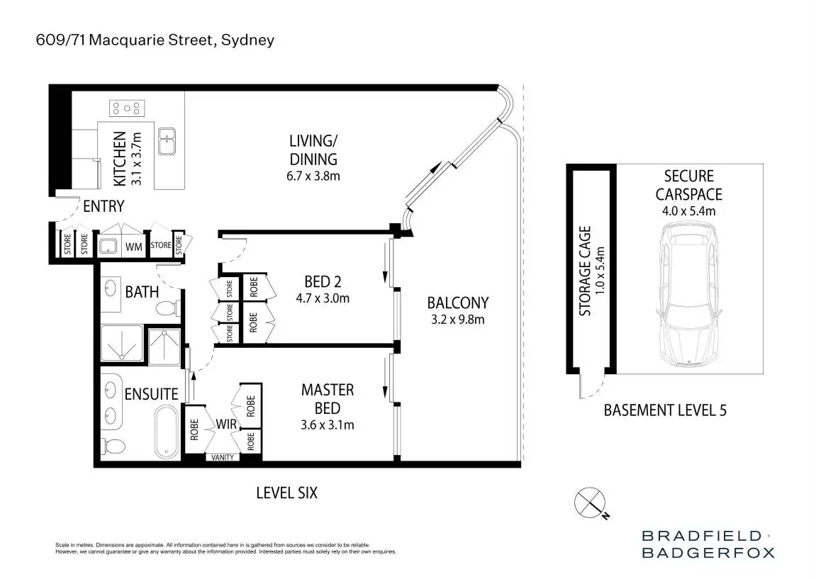 609/71 Macquarie Street, Sydney Auction by Bradfield Badgerfox - image 1