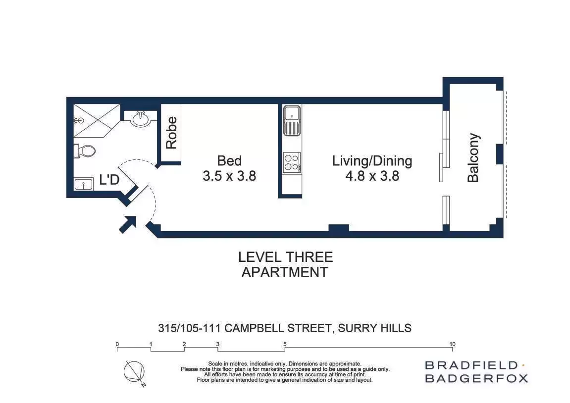 315/105-113 Campbell Street, Surry Hills Leased by Bradfield Badgerfox - image 1