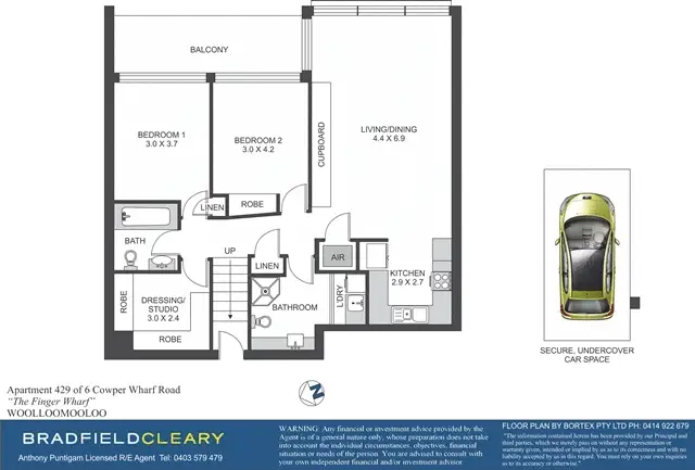 429/6 Cowper Wharf Road, Woolloomooloo Sold by Bradfield Badgerfox - image 1