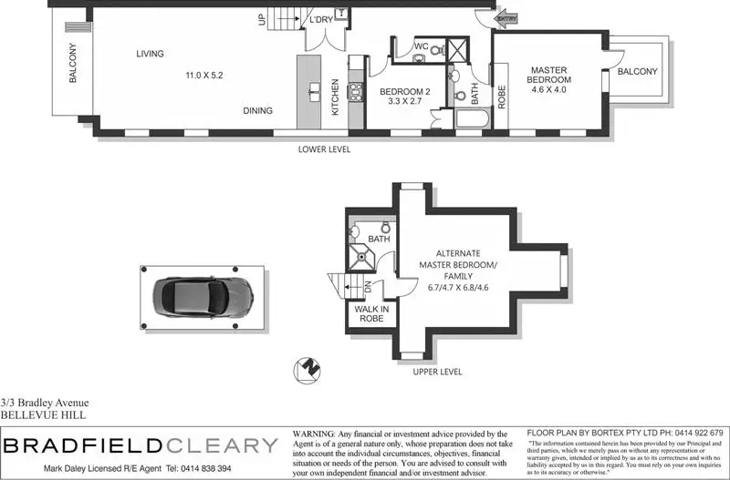 3/3 Bradley Avenue, Bellevue Hill Sold by Bradfield Badgerfox - image 1