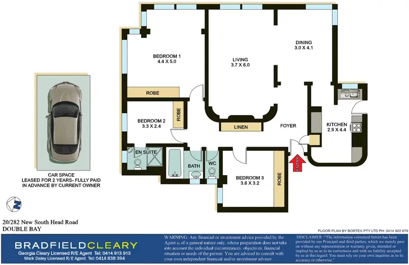 20/282 New South Head Road, Double Bay Sold by Bradfield Badgerfox - image 1