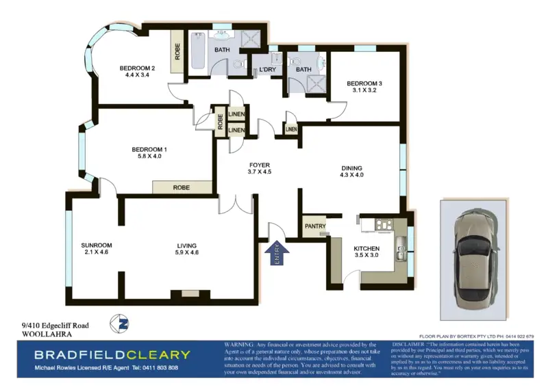 9/410 Edgecliff Road, Woollahra Sold by Bradfield Badgerfox - image 1