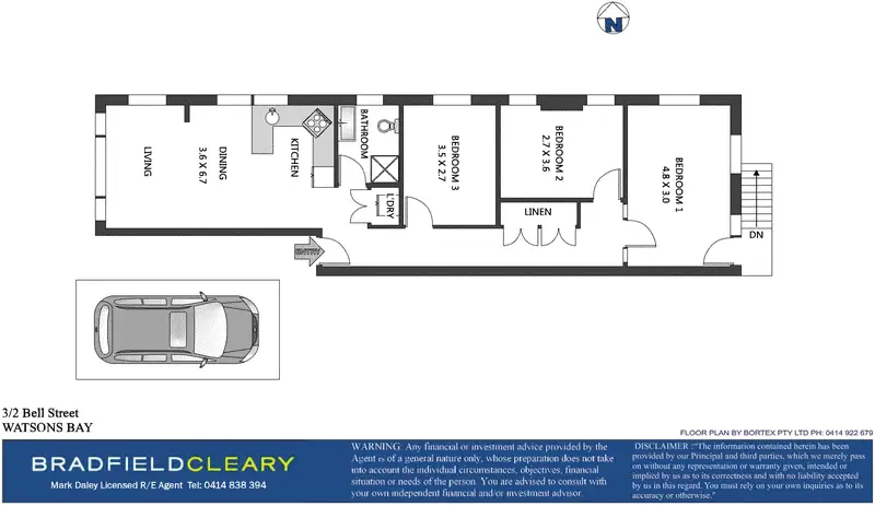 3/2 Bell Street, Vaucluse Sold by Bradfield Badgerfox - image 1