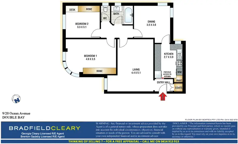 9/20 Ocean Avenue, Double Bay Sold by Bradfield Badgerfox - image 1