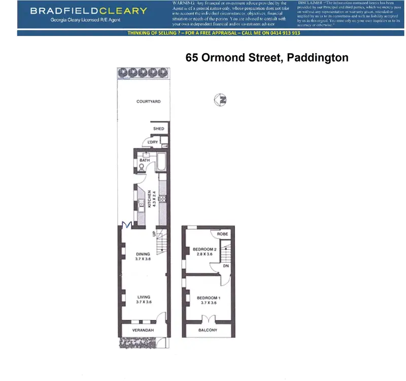 65 Ormond Street, Paddington Sold by Bradfield Badgerfox - image 1