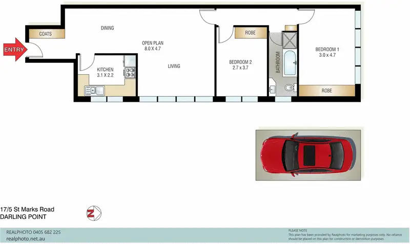 17/5 St Marks Road, Darling Point Sold by Bradfield Badgerfox - image 1